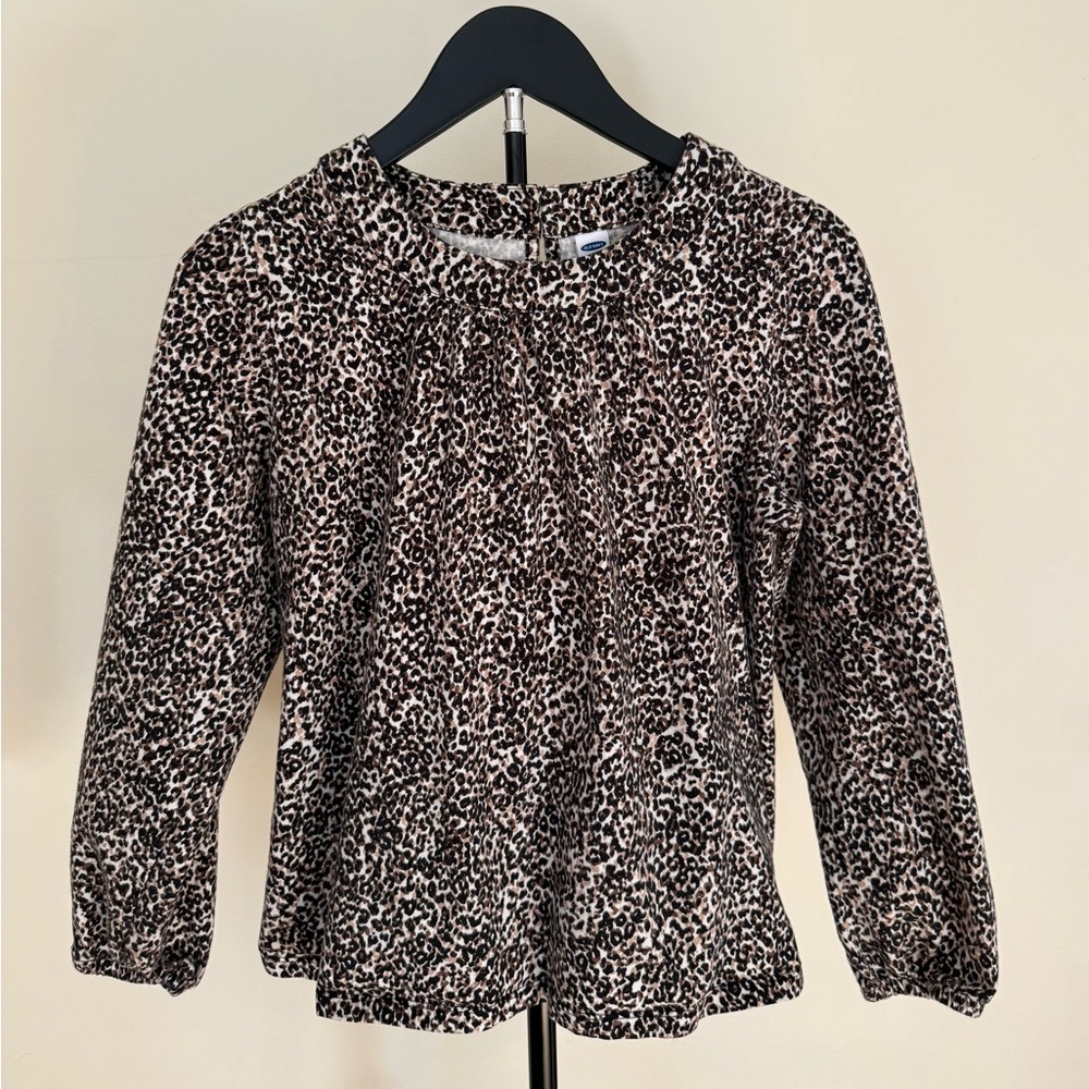 Old Navy Leopard Print Blouse